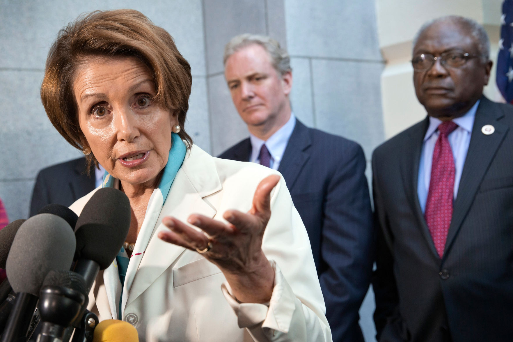 Nancy Pelosi, James Clyburn, Chris Van Hollen